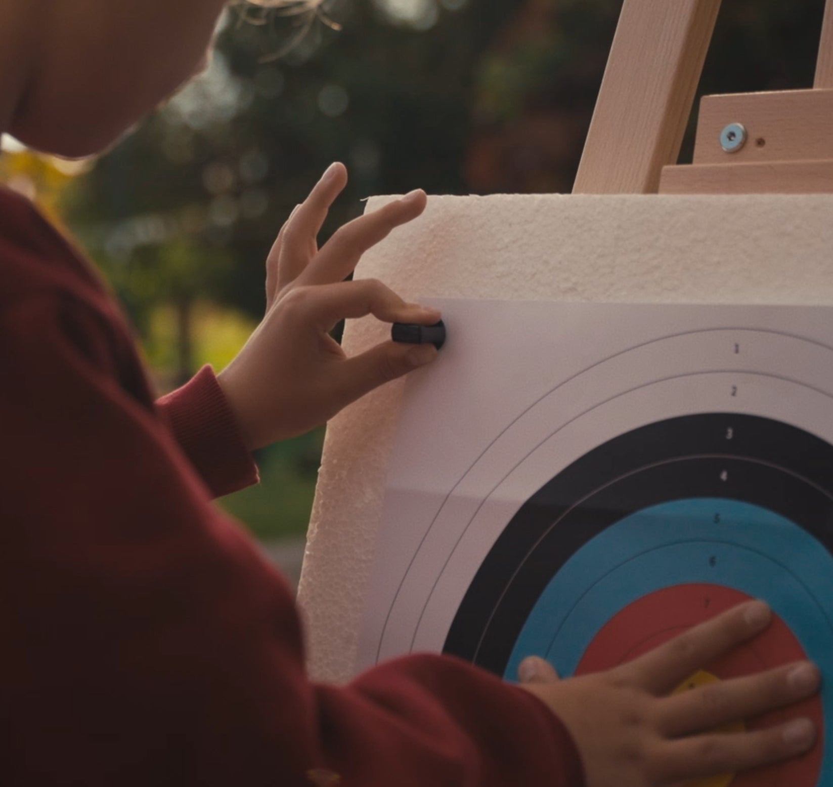 Zielscheiben-Nägel (4er Set) – Kunststoff, wiederverwendbar - Abowllon