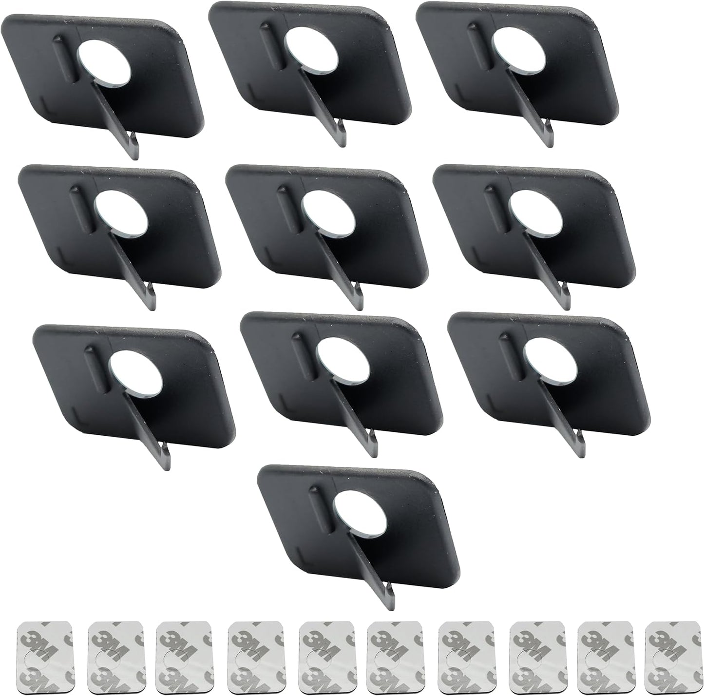 Ersatz Pfeil-Auflage 10er Set für Rechts oder Links Händer mit Klebe-Streifen - Abowllon