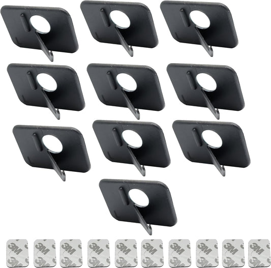 Ersatz Pfeil-Auflage 10er Set für Rechts oder Links Händer mit Klebe-Streifen - Abowllon