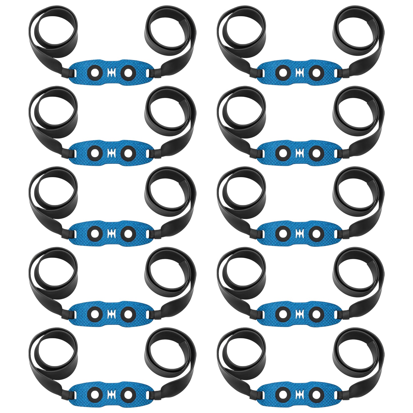 Abowllon® Ersatz-Gummibänder für Steinschleudern Flachgummis in Schwarz – Extra stark & langlebig – Kompatibel mit vielen Zwillen – Premium Latexband mit großer Pouch (3 Set)