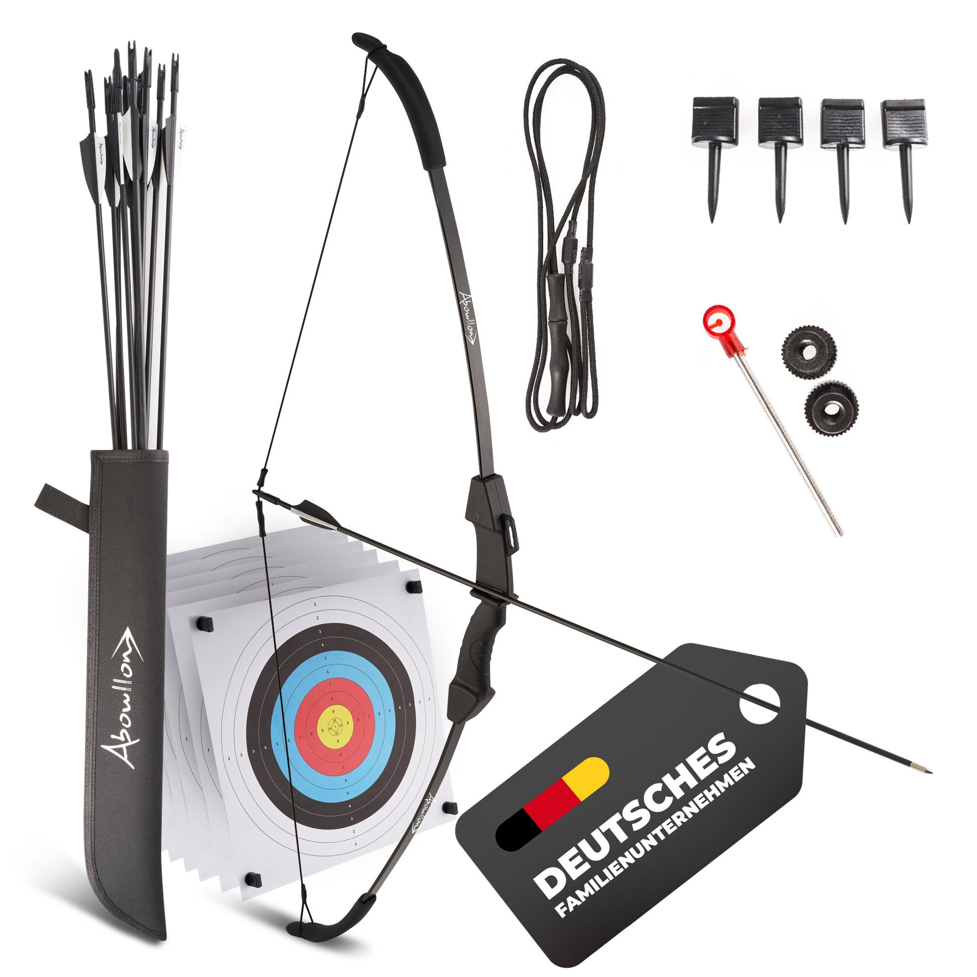 Pfeil und Bogen Kinder Sportbogen - Abowllon
