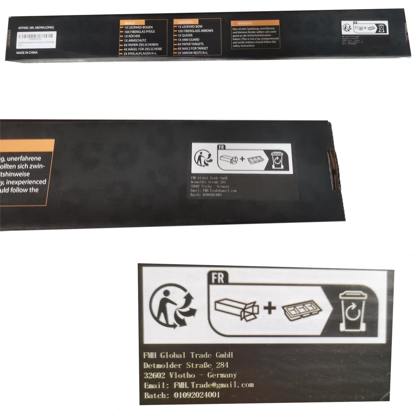 Pfeil und Bogen Kinder Sportbogen Set