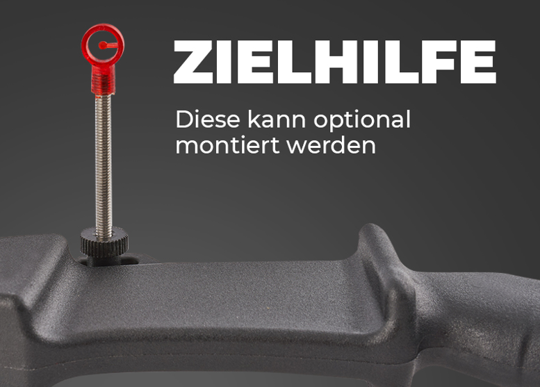 Visier für Leopart Sportbogen – Einfach am Griff zu befestigen - Abowllon