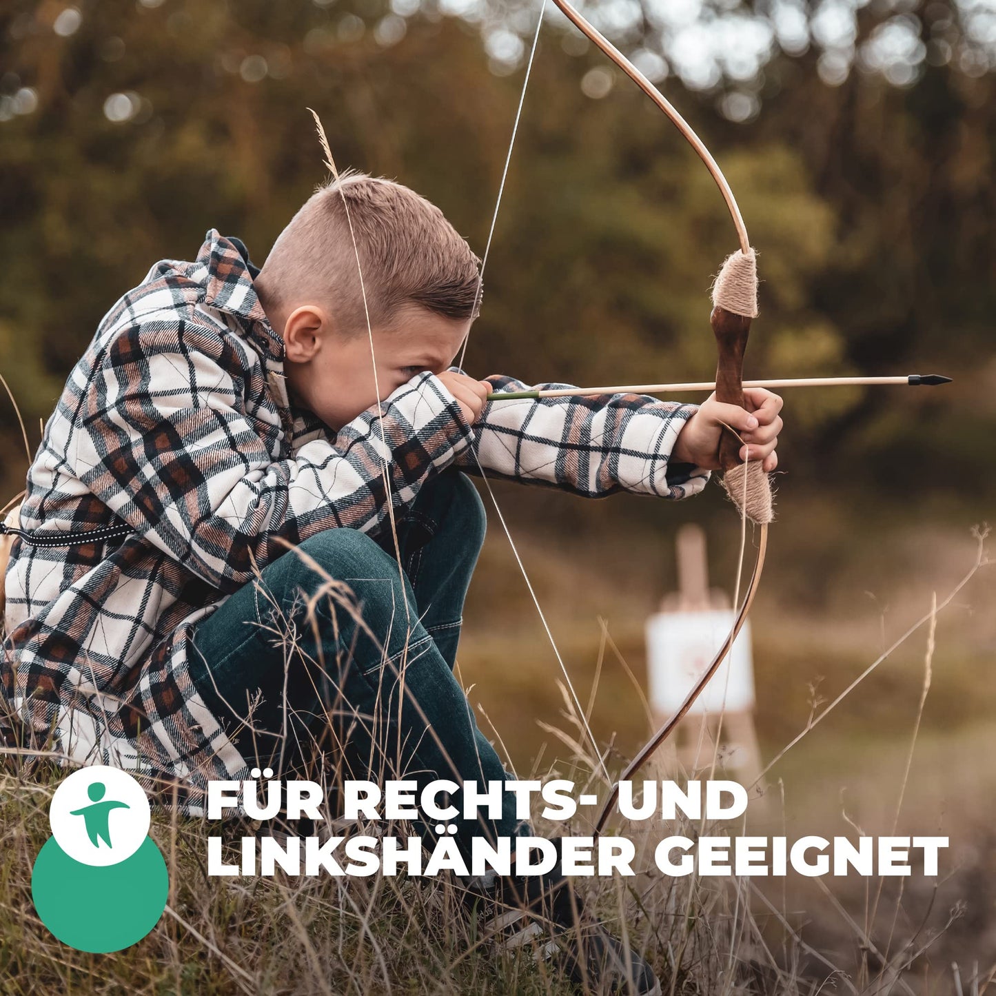 Pfeil und Bogen Kinder Sportgerät Holz - Abowllon