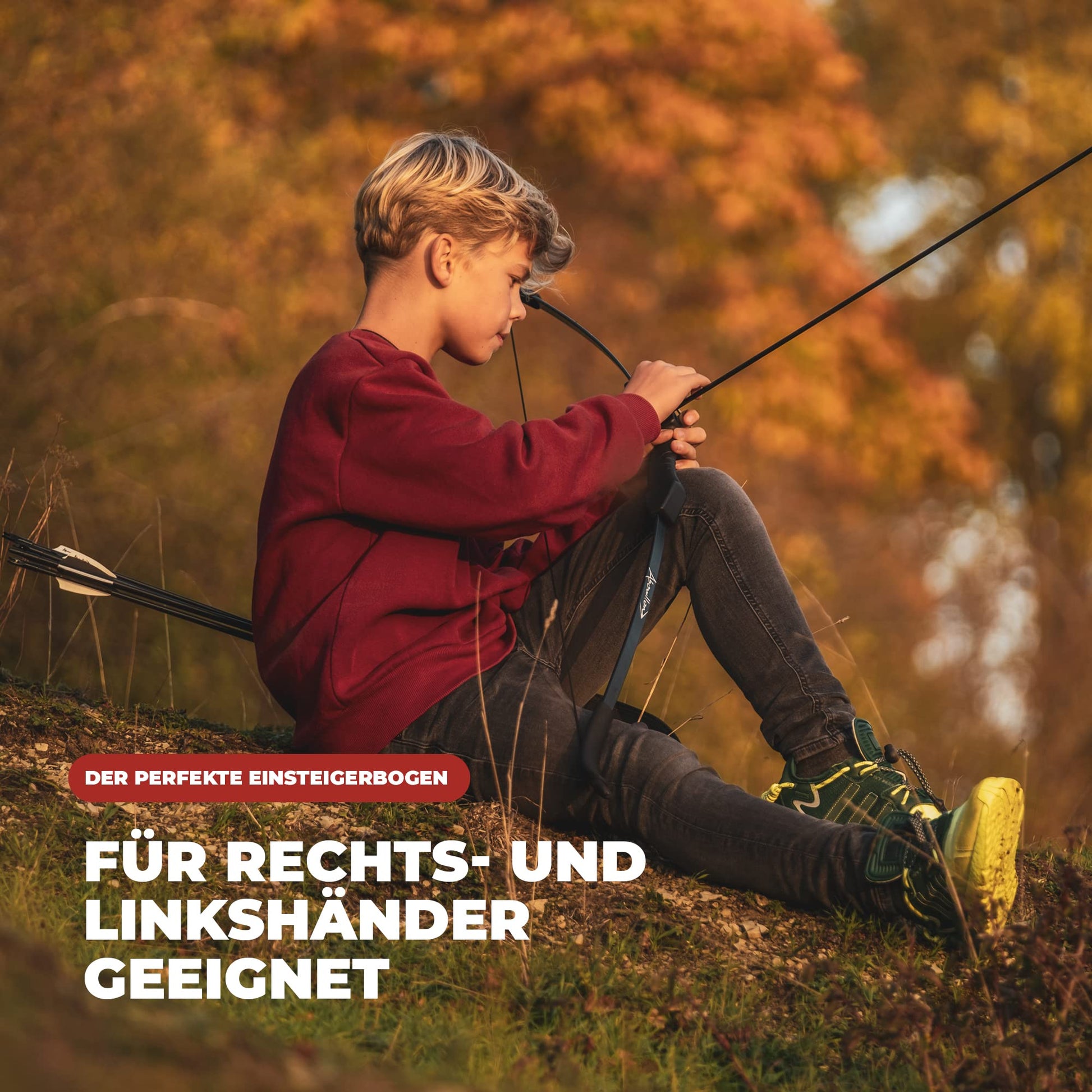 Pfeil und Bogen Kinder Sportbogen - Abowllon