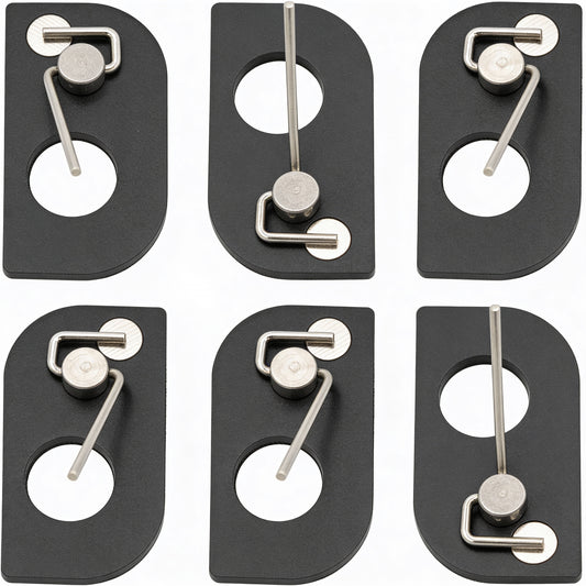 Magnetische Pfeilauflagen – 6er Set | Selbstklebend & Präzise