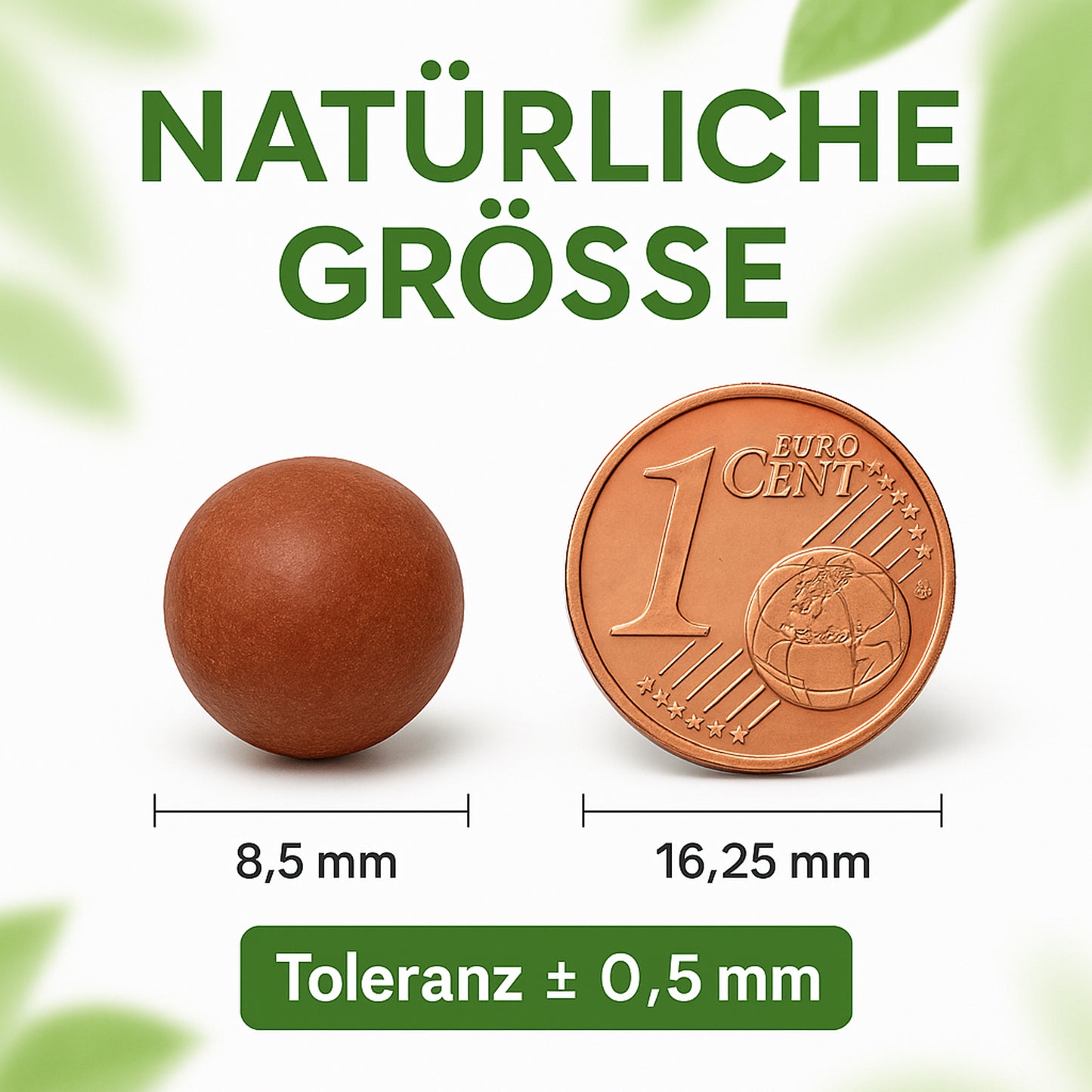 Steinschleuder Tonkugeln | Biologisch Abbaubar | 8,5mm Schleudermunition