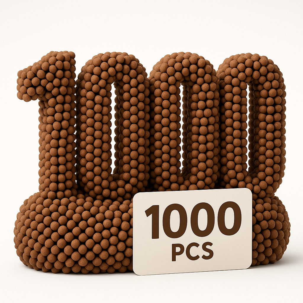 Steinschleuder Tonkugeln | Biologisch Abbaubar | 8,5mm Schleudermunition