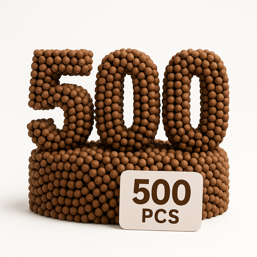 Steinschleuder Tonkugeln | Biologisch Abbaubar | 8,5mm Schleudermunition