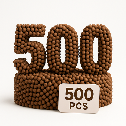 Steinschleuder Tonkugeln | Biologisch Abbaubar | 8,5mm Schleudermunition