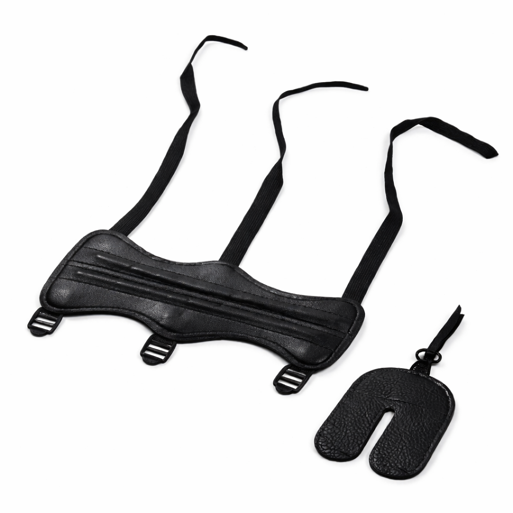 Kinder Bogensport Schutz-Set – Armschutz & Fingerschutz