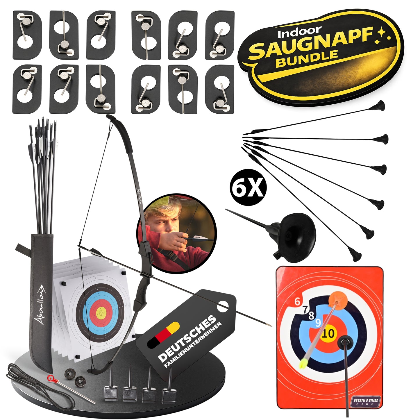 Pfeil und Bogen Kinder Sportbogen Set