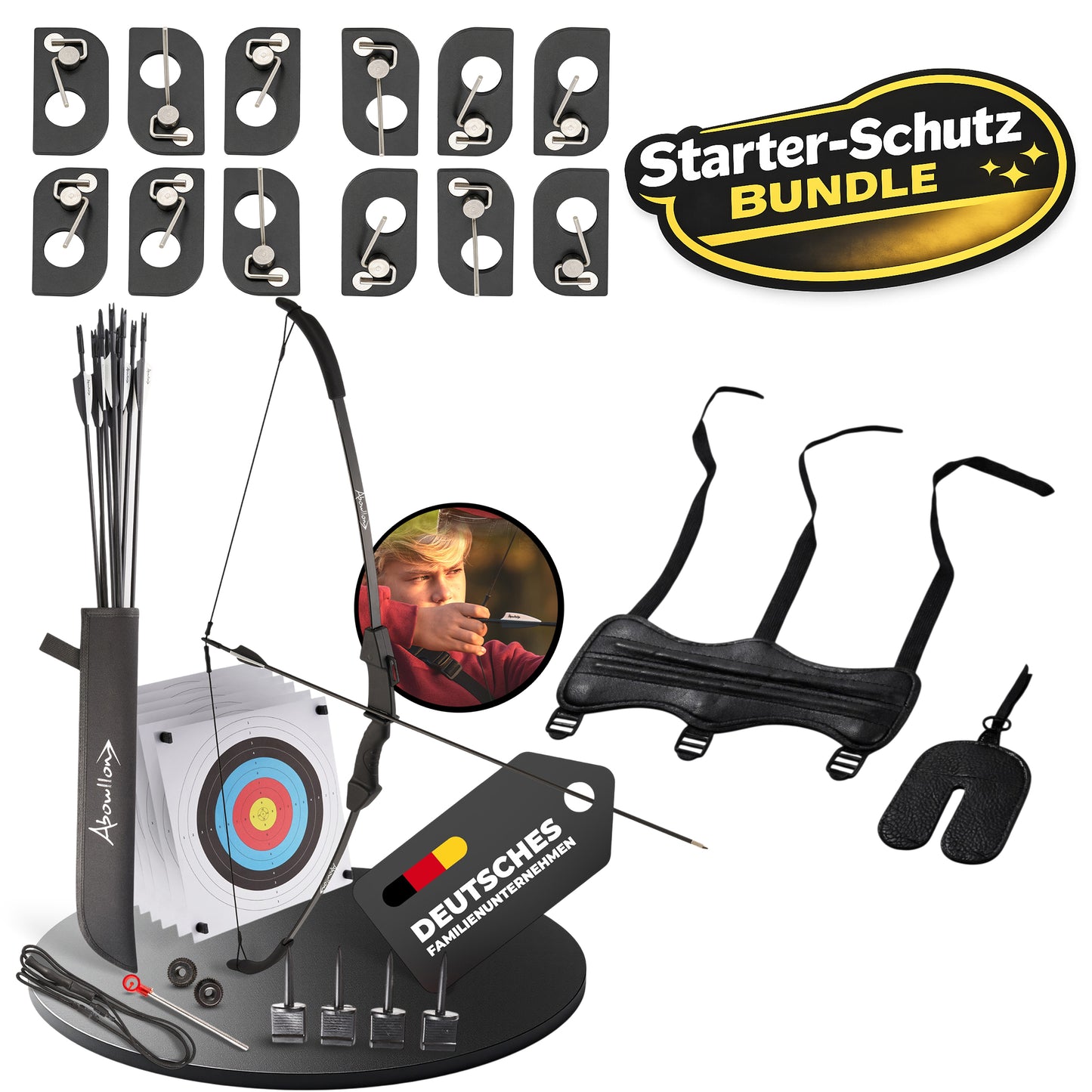Pfeil und Bogen Kinder Sportbogen Set