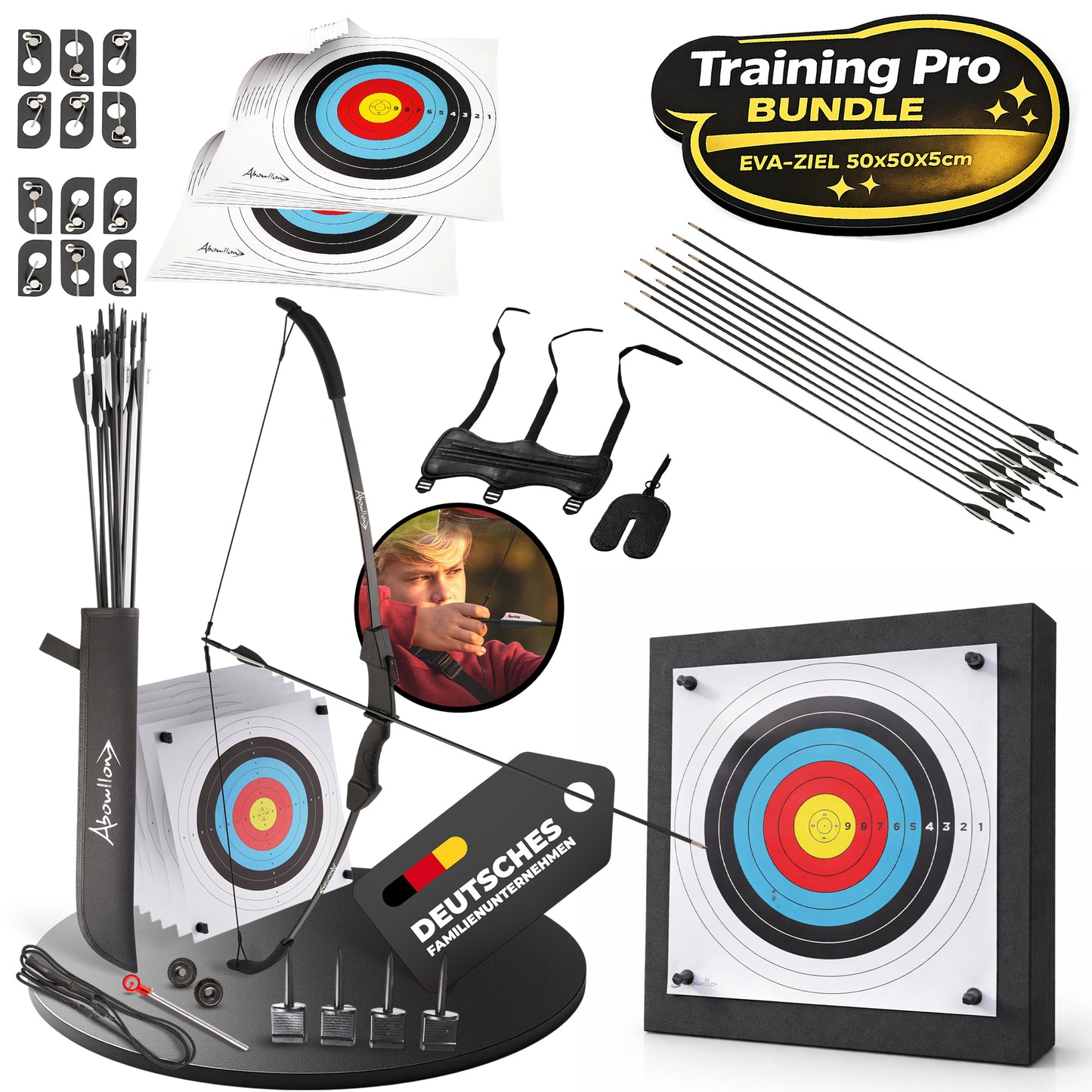 Pfeil und Bogen Kinder Sportbogen Set